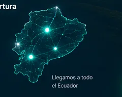 Mapa de cobertura comercial de AgroInnovate en Ecuador